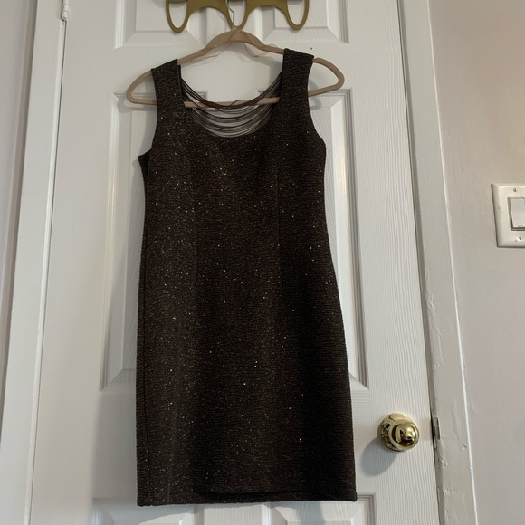 Bronze Mini Dress - Picture 6 of 12